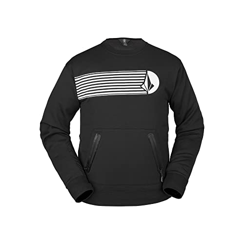 Volcom Men's Let It Storm Crew Riding Snowboard Fleece Sweatshirt2