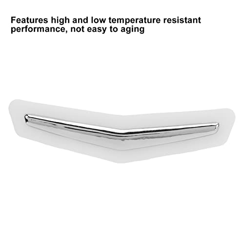 Emblema do assento traseiro, logotipo do assento traseiro dentro da forma de crista de onda de plást