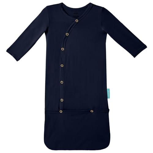 Supersoft Baby Sleeper Gowns, Premium Bamboo Viscose Infant Nightgown Sleepers Preemie Newborn Snap Bundler