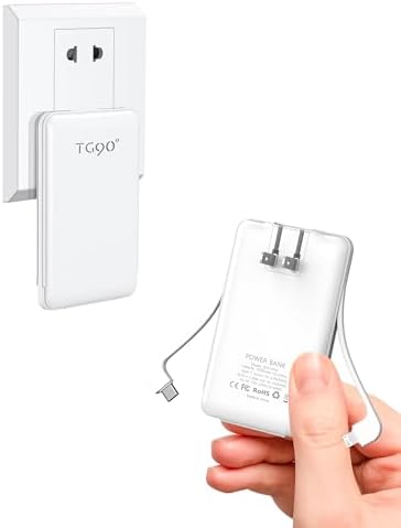 TG90° Mini Power Bank with Built-in...
