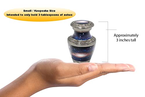 Image of Cosmic Galaxy Cremation Urns for Human Ashes Adult Female Urns for Ashes
