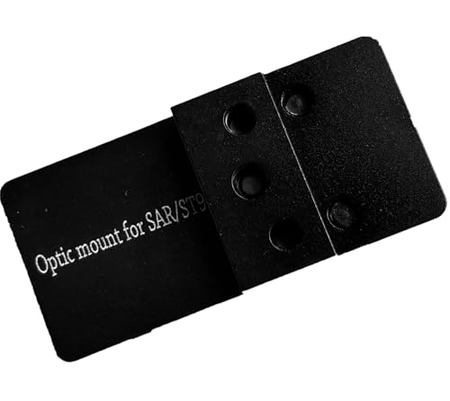 ADE RD3-028 Ares Large Red Dot + Side Battery Loading + Motion Awake+ Weather Shield + Optic Mount Plate Kit for SAR USA - ST9