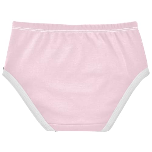 Joisal Cotton Toddlers Underwear Floral Pastel Pink Panties for Girl Flower Briefs Underpants 2t2