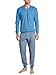 Produktbild Calida Herren Relax Imprint Pyjamaset, Azurit Blue, 52-54 EU