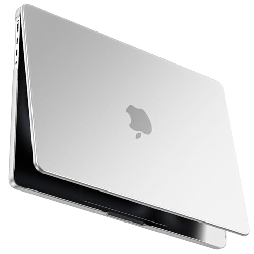 Image of BlueSwan Matte Case Compatible for MacBook Pro 16 inch M5 2026 2025-2021 M4 M3 M2 M1 Pro /Max Chip, A3429 A3428 A3403 A3186 A2991 A2780 A2485, Ultra-thin Laptop Hard Shell Protective Cover, Matte Clear