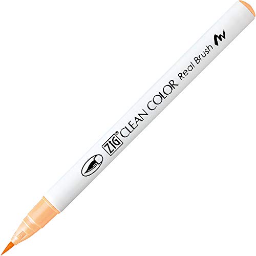 Stylo aquarelle pinceau Zig Orange pâle à encre diluable