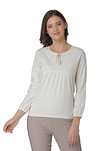 Image of Mode By Red Tape Women Off White Top