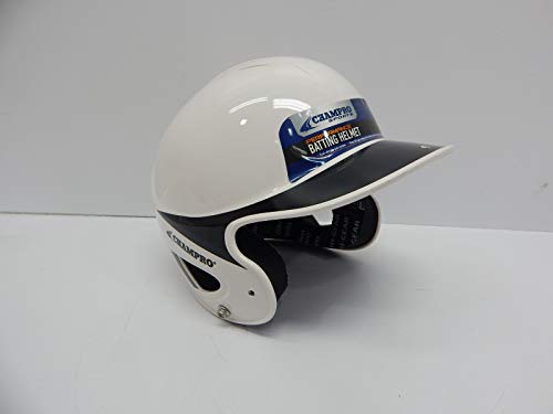 Champro Youth Performance Batting Helmet, White/Black, 6 1/2