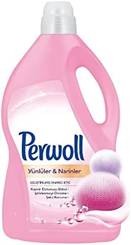 Perwoll Yünlüler ve Narinler için Hassas Sıvı Çamaşır Deterjanı 4 L 1 Paket (1 x 4000 ml)
