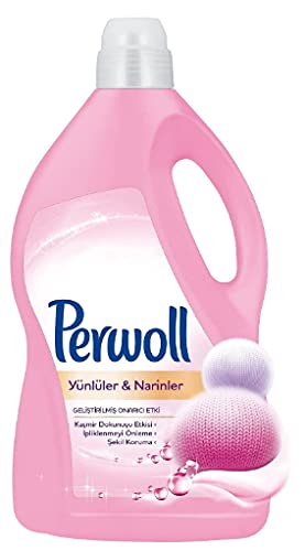 Perwoll Yünlüler ve Narinler için Hassas Sıvı Çamaşır Deterjanı 4 L 1 Paket (1 x 4000 ml)