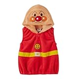 [ニッセン] アンパンマン あったかフリース 変身ベスト(男の子・女の子) アンパンマン(レッド) 100
