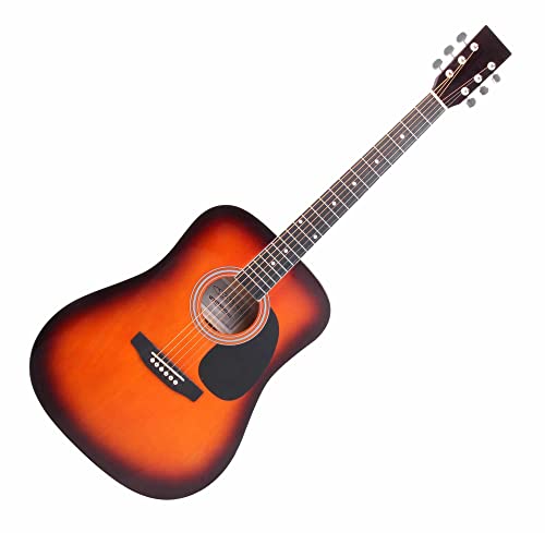 Classic Cantabile WS-10SAB Guitare Folk Sunburst - Les Beatles, Paul McCartney, John Lennon, RIngo Starr, George Harrison Classic Cantabile WS-10SAB Guitare Folk Sunburst