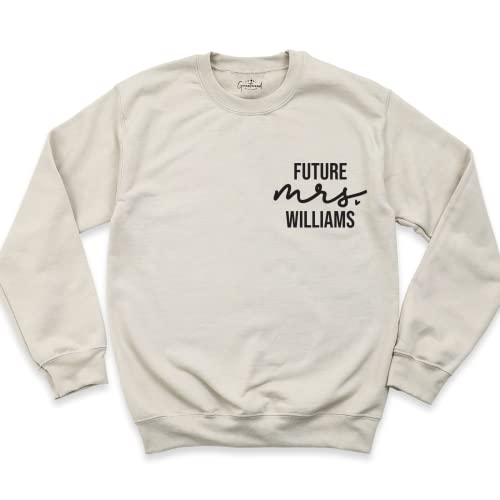 Future Mrs Sweatshirt, Personalized Mrs Sweatshirt, Engagement Gift, Custom Future Mrs Sweatshirt, Bride To Be Sweatshirt, Future Mrs Sweater, Wifey Sweatshirt, Bride Sweatshirt, Vday Tee