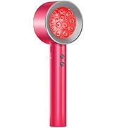 High Power 24LEDs Blue & Red Infrared Light Therapy Device,4 Wavelengths Rechargeable,Handheld(45...