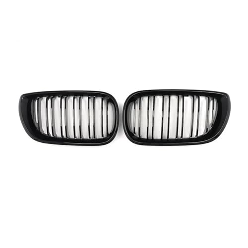 Rejilla delantera para E46 Serie 3 (2002-2005) fabricada en ABS negro brillante para el parachoques