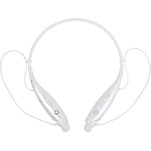 LG Electronics HBS-730 Tone+ Stereo Bluetooth Headset - Retail Packaging - White
