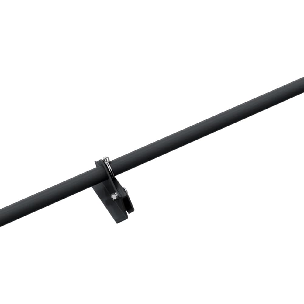 Parotec PARE-NEIGE Kit Tubulaire Complet 3,0 m (300 cm) - Pour toit à joint debout : double, angulaire & clic (snap) – pare-neige - 1 tube, 4 supports - 10 couleurs - RAL 7016 Anthracite