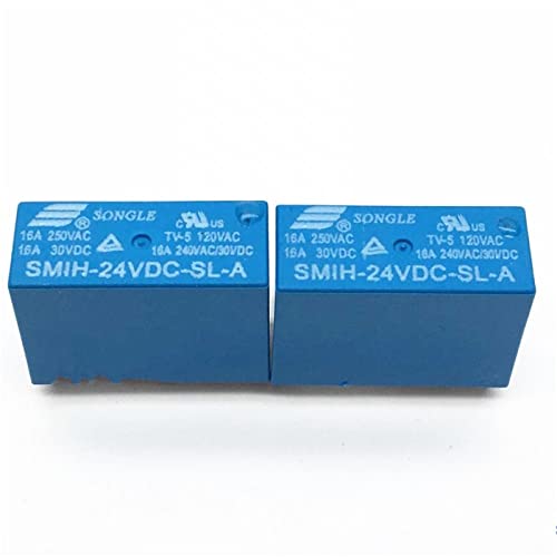 Relais de puissance SMIH-05VDC-SL-A 16A pour circuits imprimés électroniques 10 pièces