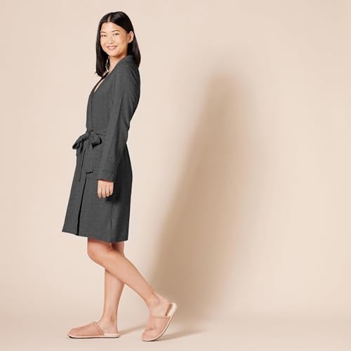 Image of Amazon Essentials Women's Lightweight Waffle Full-Length Bath Robe with Pockets (Available in Plus Size)