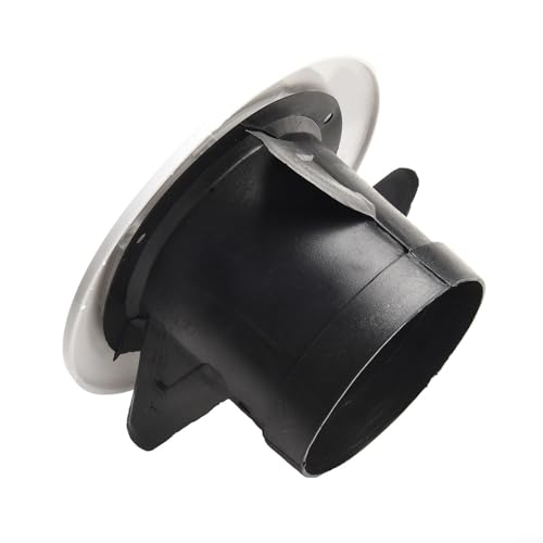 Rejilla de ventilación redonda de ABS con rejillas ajustables y mosquitera para ventilación de conductos en techo o pared, color blanco, 75 mm, 100 mm, 125 mm, 150 mm, 200 mm (75 mm)