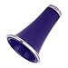 ABS Plastic Plated Clarinet Bell Replacement Wind Instrument Accessory for Various Wind Instruments (CC32 Purple)