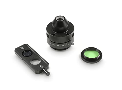 Condensateur microscopie Kern OBB-A1396 avec son coulisseau PH 40x