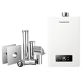 GASLAND 2.64 GPM Indoor Propane Gas Tankless Water Heater, 3" Stainless Steel Vent Pipe Kit for Gas Tankless Water Heaters