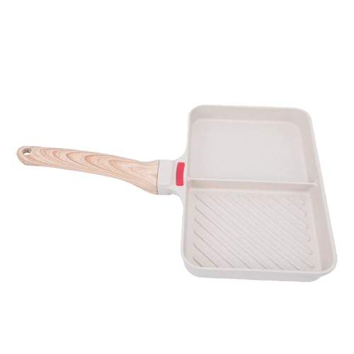 Poêle à frire divisée antiadhésive multi-compartiments à cuisson saine - 4