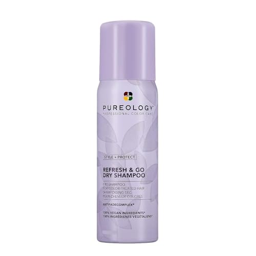 Pureology Style + Protect Refresh & Go Dry Shampoo | For Oily Color-Treated Hair | Volumizing & Protective Dry Shampoo | Silicone-Free | Vegan | Updated Packaging | 1.2 Oz. |