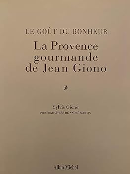 Hardcover La Provence gourmande de Jean Giono [French] Book