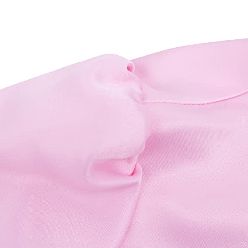 Sholeno Kids Flower Girls Wedding Bolero Shrug Open Front Long Sleeves Flower Cardigan Party Cropped Jacket Pink 18-24 Months3