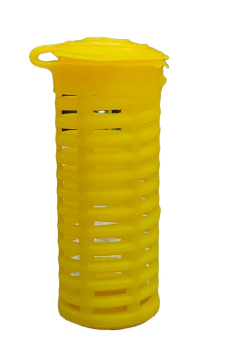 RAHBAN Plastic Queen Bee Cage - Yellow color (Pack of 10) - Safety Cage for Arresting and Transporting Queen Bees - Image 5 thumbnail
