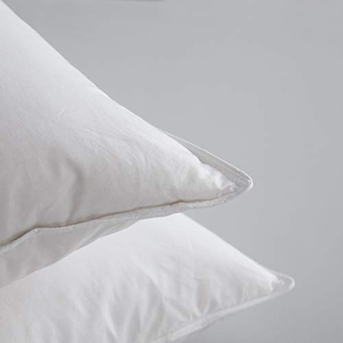 Aikoful Luxury Goose Feathers Down Pillows For Sleeping Queen Size Bed Pillows,100% Cotton 1000 Thread Count (Queen-2 Pillow) #TOP4