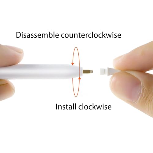 Image of Stylus Pen for iPad & Android Tablets, Fast Charging, High Precision Tip, Magnetic Design, USB-C Cable Included - Smooth Writing & Drawing Pencil (White) (Palm Rejection Not Supported)