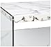 Convenience Concepts SoHo Console Table/Desk, Faux White Marble