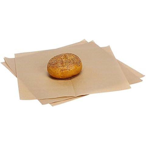 Papel de estraza de grado alimentario para envolver, 100 hojas de 30 x 30 cm Cover