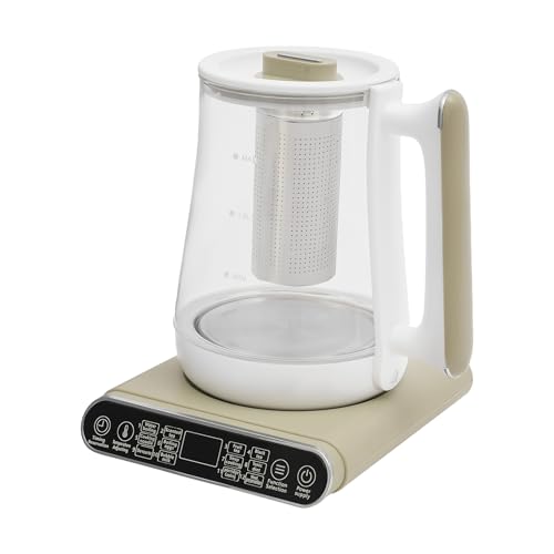 Tetera eléctrica Health Pot 1.8L acero vidrio