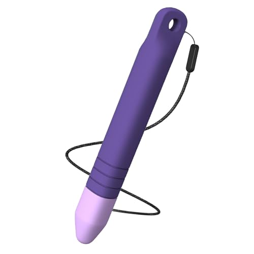 Bolígrafo de silicona para pantalla táctil con cordón anti pérdida para dibujo en tabletas
