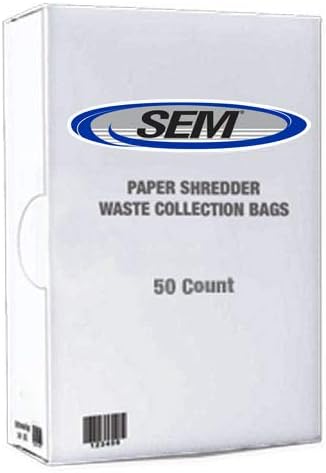 SEM #638AS Anti-Static Waste Bags for Paper and Optical Media Shredders
