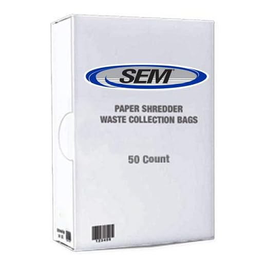 SEM Shredder Waste Collection Bags