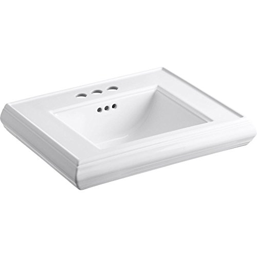 Kohler K-2239-4-0 Bathroom Sink Pedestal Bowl Only White