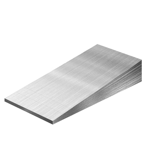 Image of YOUNTHYE 8PCS Metal Wedge Shims Triangle Flange Wedge Steel Wedges for Welding Silver Metal Flange Wedge Pipe Fitting Welding Tool 4.7 x 2.4 x 0.79 inch Steel Wedge Set