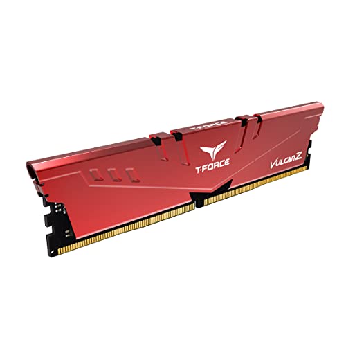 Image of TEAMGROUP T-Force Vulcan Z DDR4 32GB Kit (2x16GB) 4000MHz (PC4-32000) CL18 Desktop Memory Module Ram Red - TLZRD432G4000HC18LDC01