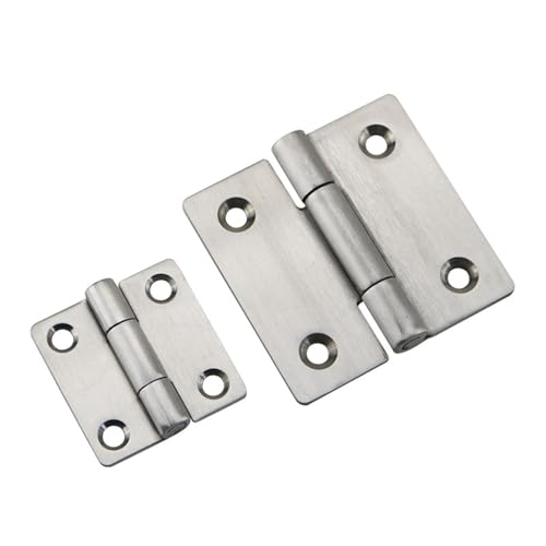 Charnière carrée acier inoxydable à roulement fluide 75mm