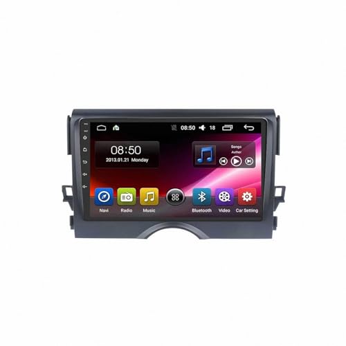 Navegación GPS con guiado de carril sin conexión y 4 núcleos para Toyota Reiz Mark X