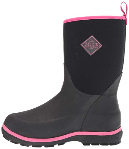 Muck Girls Boot Kids Slushmaster (Element), Black/Pink, 10 Toddler #TOP4