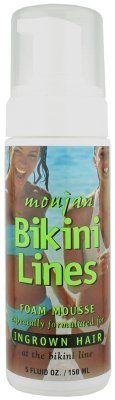 Moujan Bikini Lines Foam Mousse Ingrown Hair for Women Shaving Creams