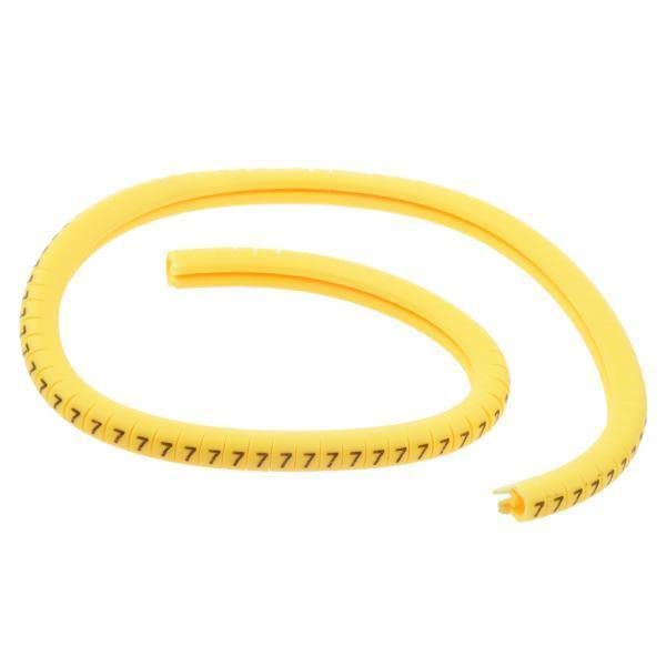 VELURA 2x100x Yellow Cable Wire Markers Identification Lables Tags Managment Number 7|Business & Industrial | Electrical & Test Equipment | Other Electrical & Test Equip.-picture-12