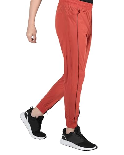 Image of CHKOKKO Men's Regular Fit Mid Rise Solid Sports Running Gym Track Pant Lower With Pocket