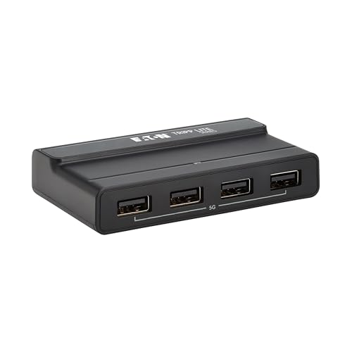 Image of Tripp Lite 2x4 USB 3.2 Switch Selector for 2 Computers and 4 Devices - Flash Drive, Keyboard, Mouse & More - 2 in 4 out, 5 Gbps Data Transfer, 2 USB-C Hosts + 4 USB-A Ports, 1-Year Warranty (U315-2X4)